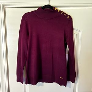 NWT Calvin Klein Mock Neck Sweater